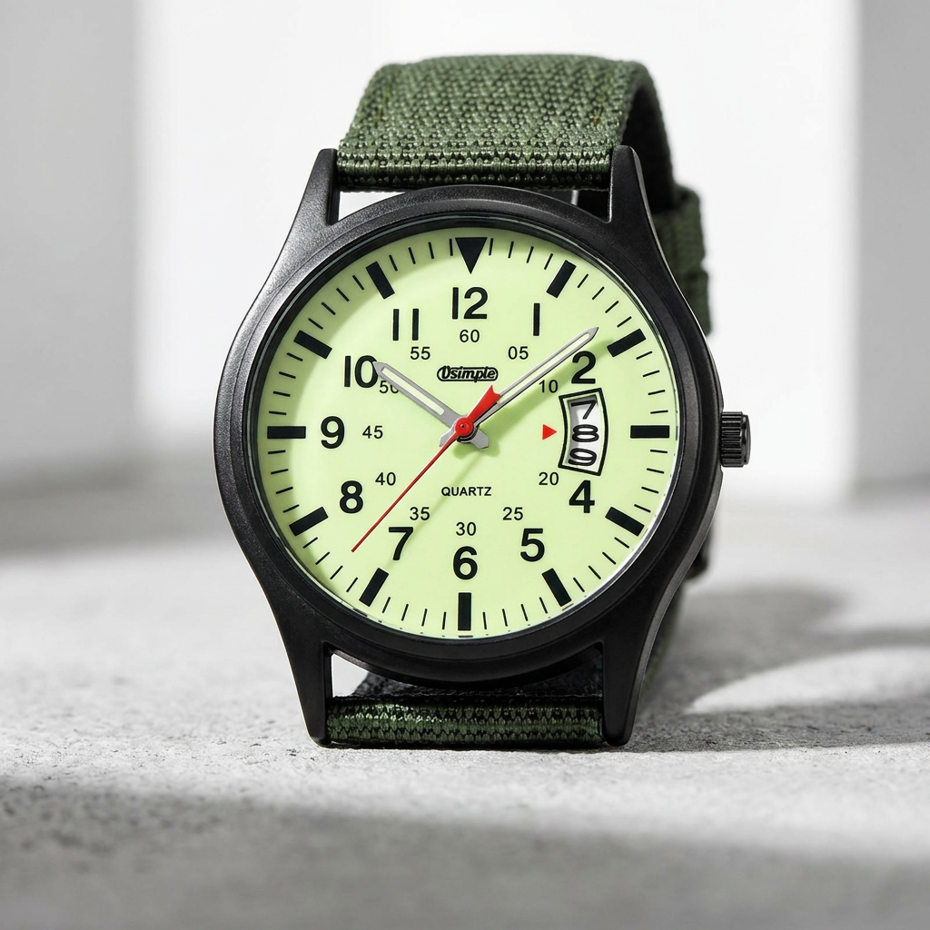 Field Watch - Nylon Strap with Date Display