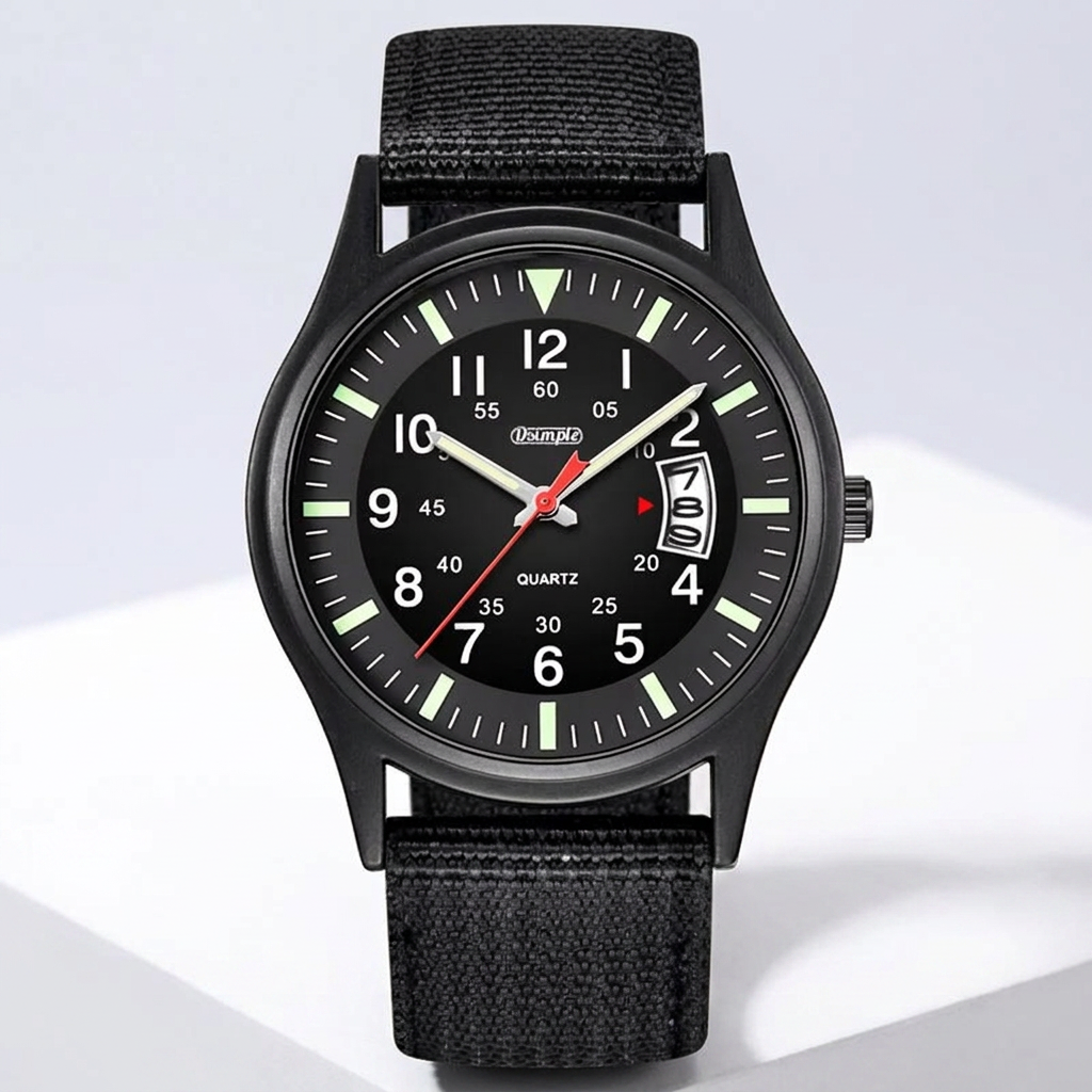 Field Watch - Nylon Strap with Date Display
