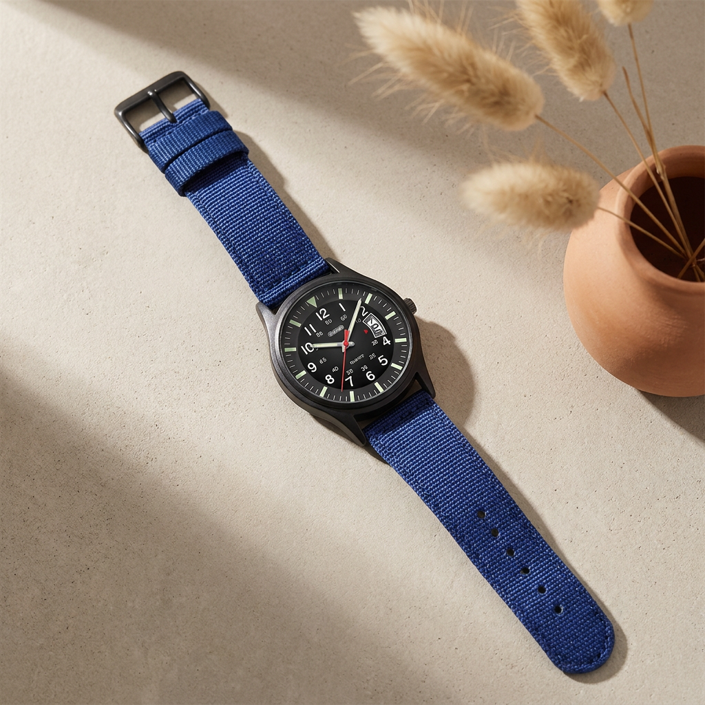 Field Watch - Nylon Strap with Date Display