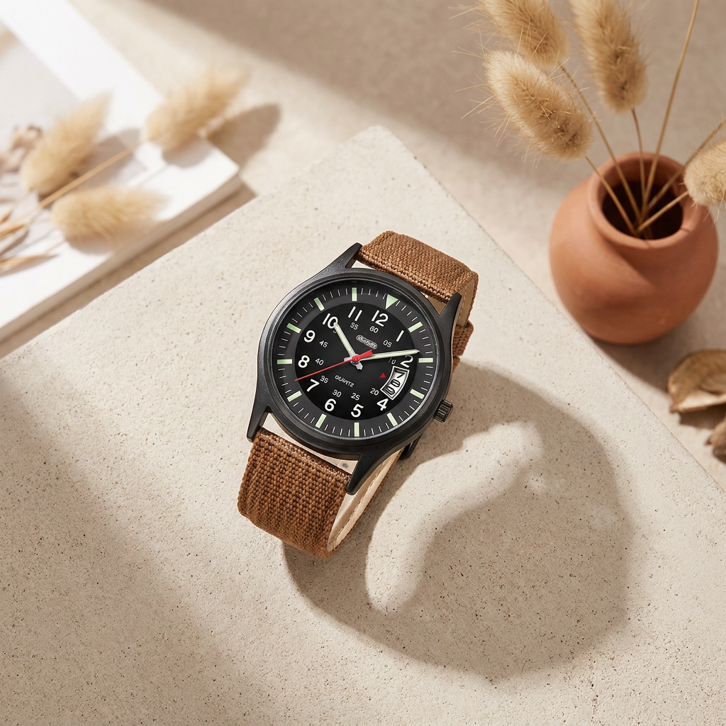 Field Watch - Nylon Strap with Date Display