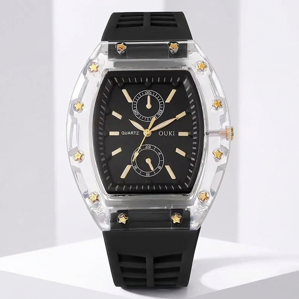 Trendy Silicone Strap Watch for Her – Silicone Strap