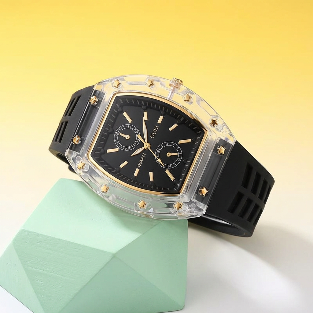 Trendy Silicone Strap Watch for Her – Silicone Strap