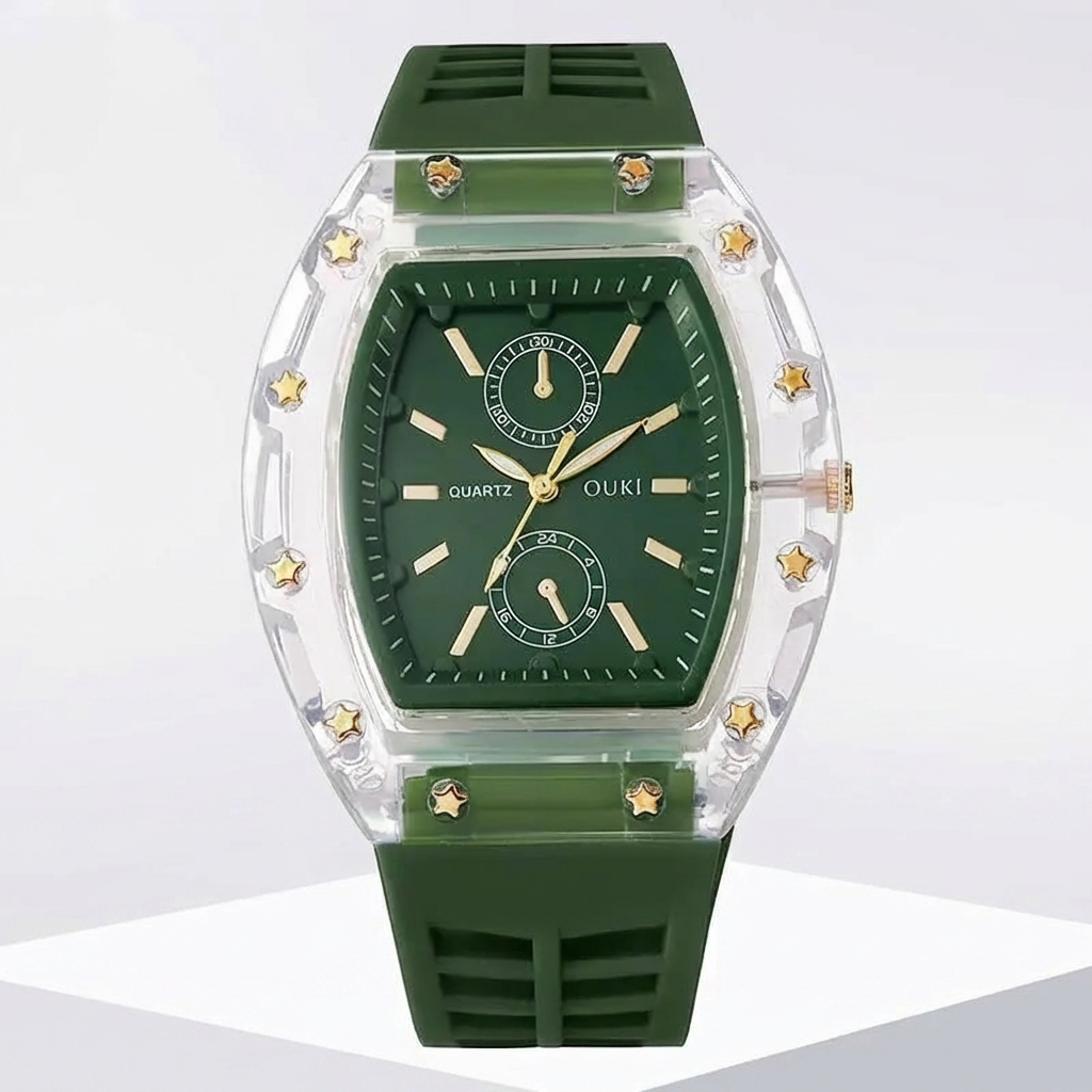 Trendy Silicone Strap Watch for Her – Silicone Strap