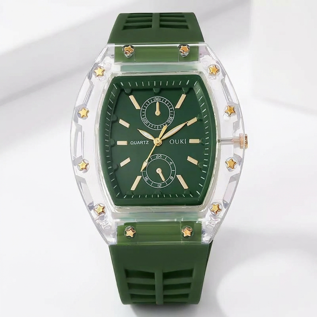 Trendy Silicone Strap Watch for Her – Silicone Strap