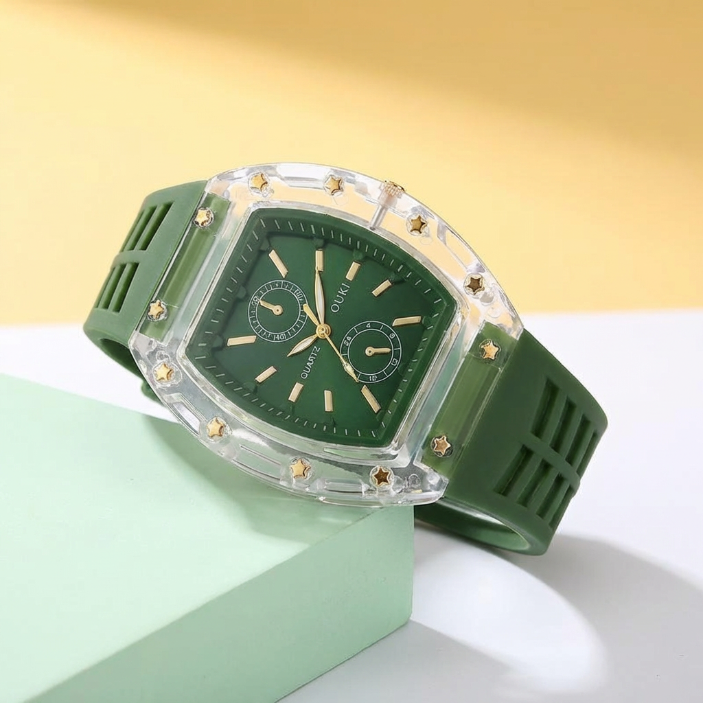 Trendy Silicone Strap Watch for Her – Silicone Strap