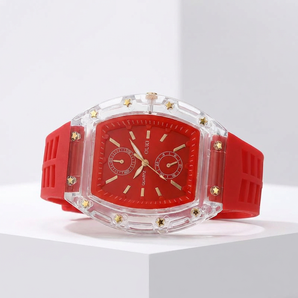 Trendy Silicone Strap Watch for Her – Silicone Strap