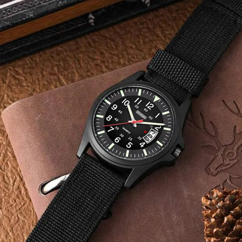 Field Watch - Nylon Strap with Date Display