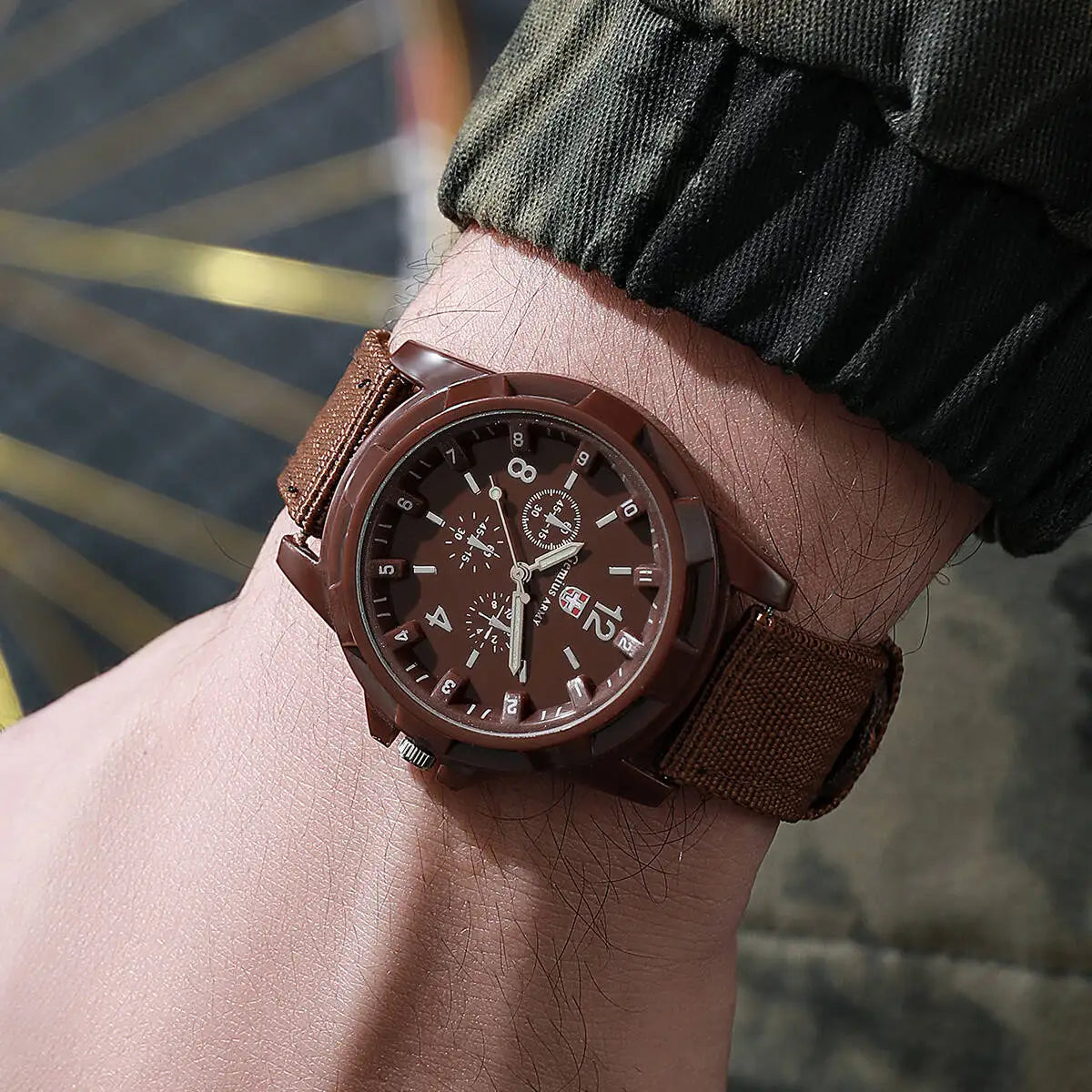 Black Field Watch – Tactical Nylon Edition