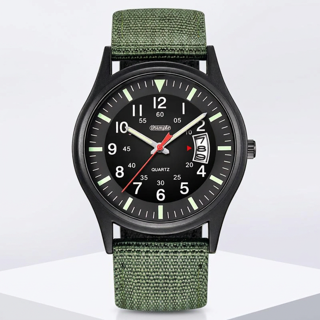 Field Watch - Nylon Strap with Date Display