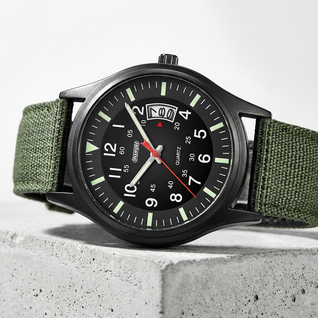 Field Watch - Nylon Strap with Date Display