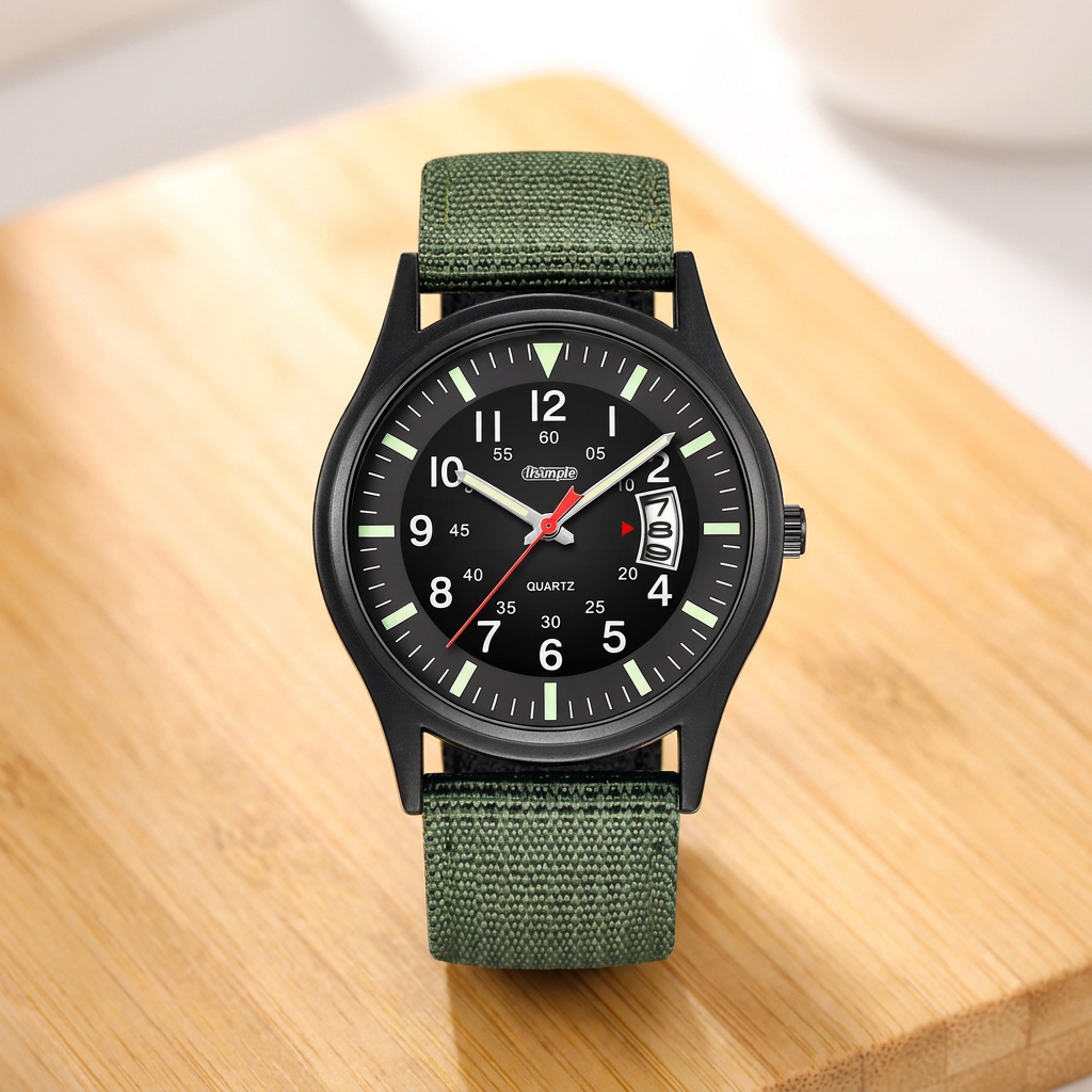 Field Watch - Nylon Strap with Date Display