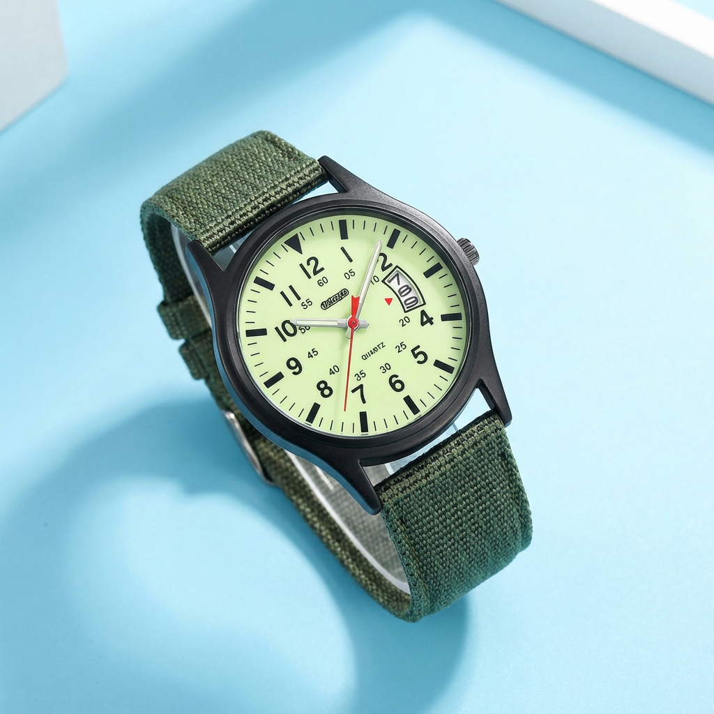 Field Watch - Nylon Strap with Date Display