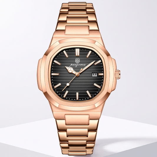 Timeless Men's Waterproof Stainless Steel Watch