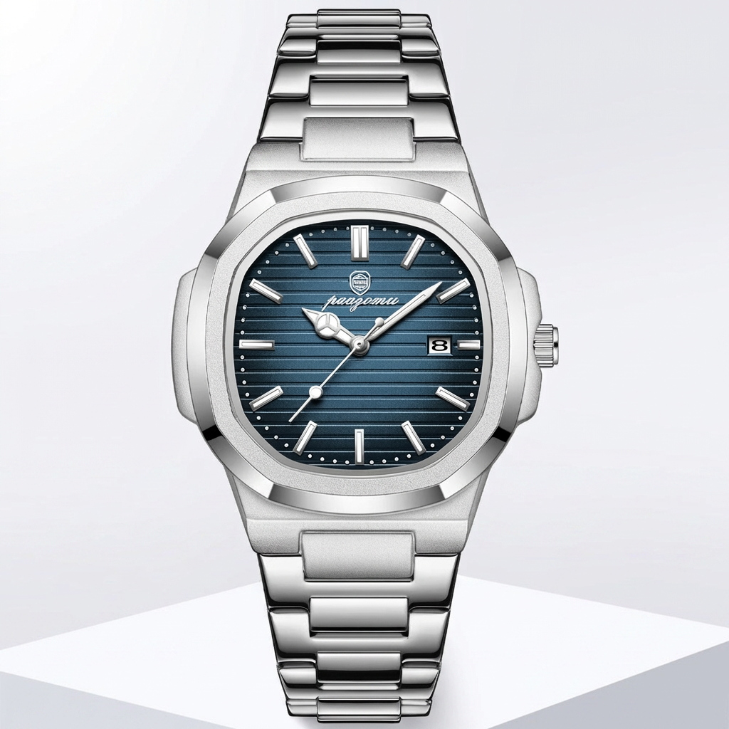 Timeless Men's Waterproof Stainless Steel Watch