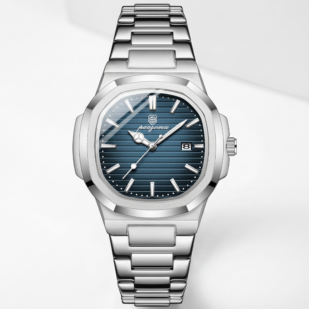 Timeless Men's Waterproof Stainless Steel Watch