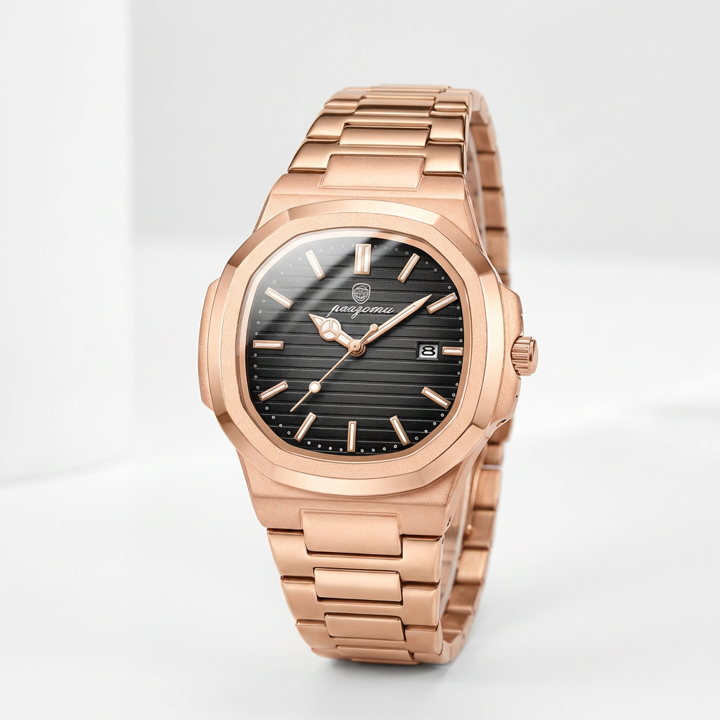 Timeless Men's Waterproof Stainless Steel Watch