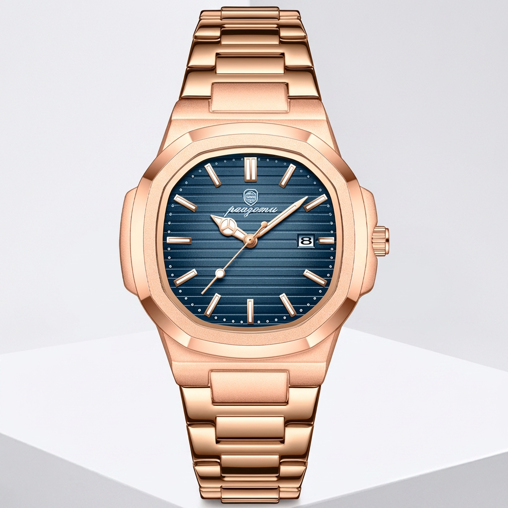 Timeless Men's Waterproof Stainless Steel Watch