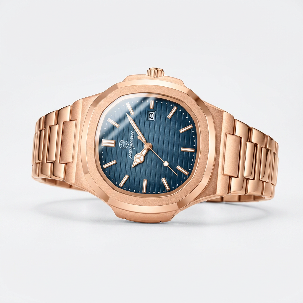 Timeless Men's Waterproof Stainless Steel Watch