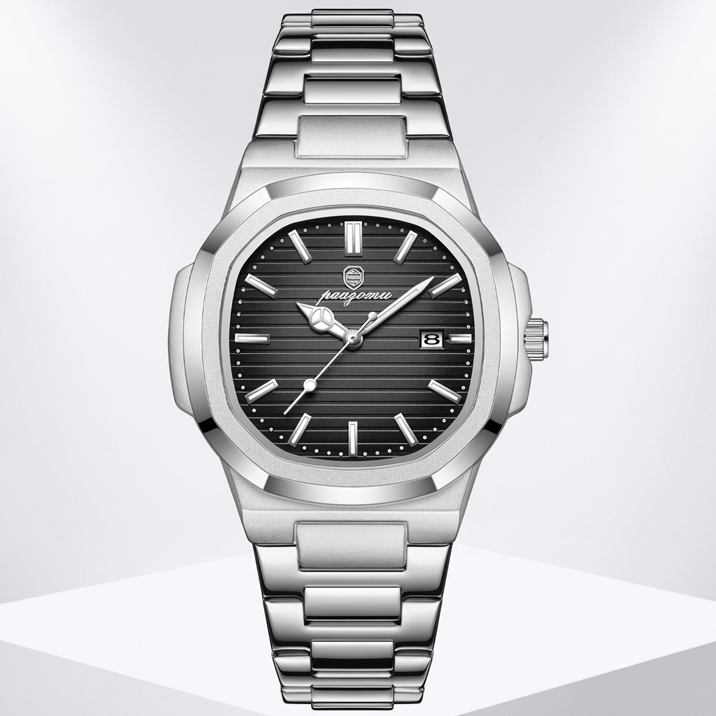 Timeless Men's Waterproof Stainless Steel Watch