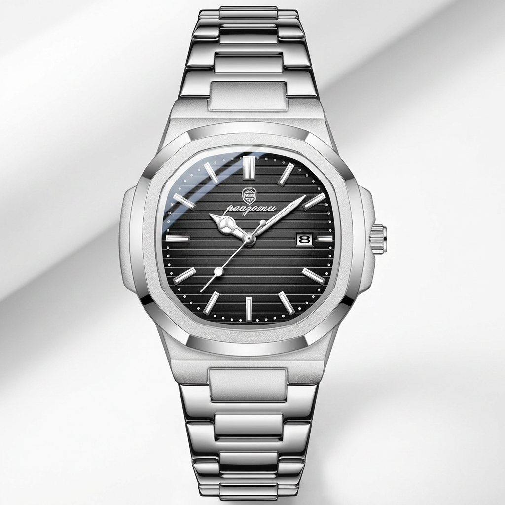 Timeless Men's Waterproof Stainless Steel Watch