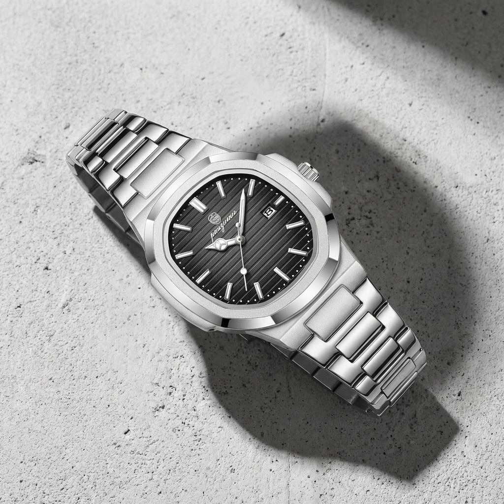 Timeless Men's Waterproof Stainless Steel Watch