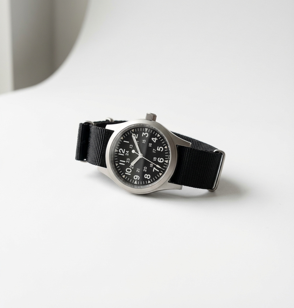 Vintage vojenské field hodinky – 38mm VH31