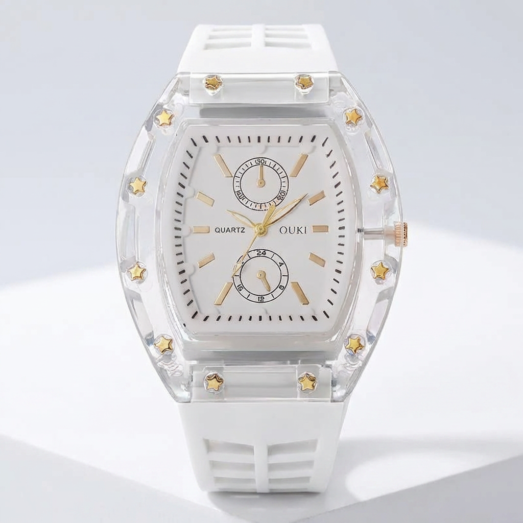 Trendy Silicone Strap Watch for Her – Silicone Strap