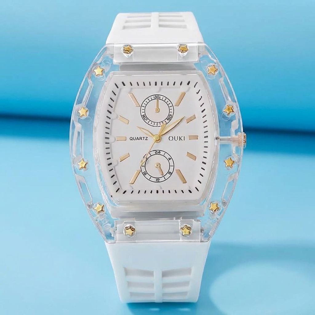 Trendy Silicone Strap Watch for Her – Silicone Strap