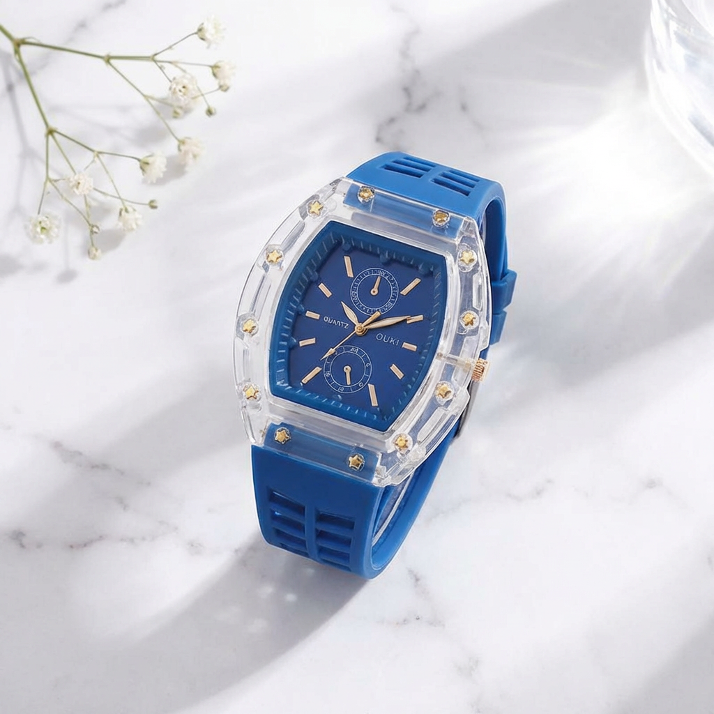 Trendy Silicone Strap Watch for Her – Silicone Strap