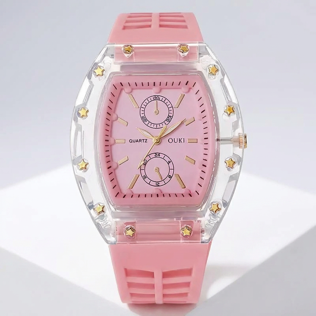 Trendy Silicone Strap Watch for Her – Silicone Strap