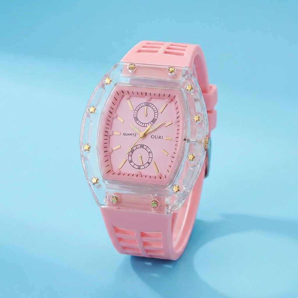 Trendy Silicone Strap Watch for Her – Silicone Strap