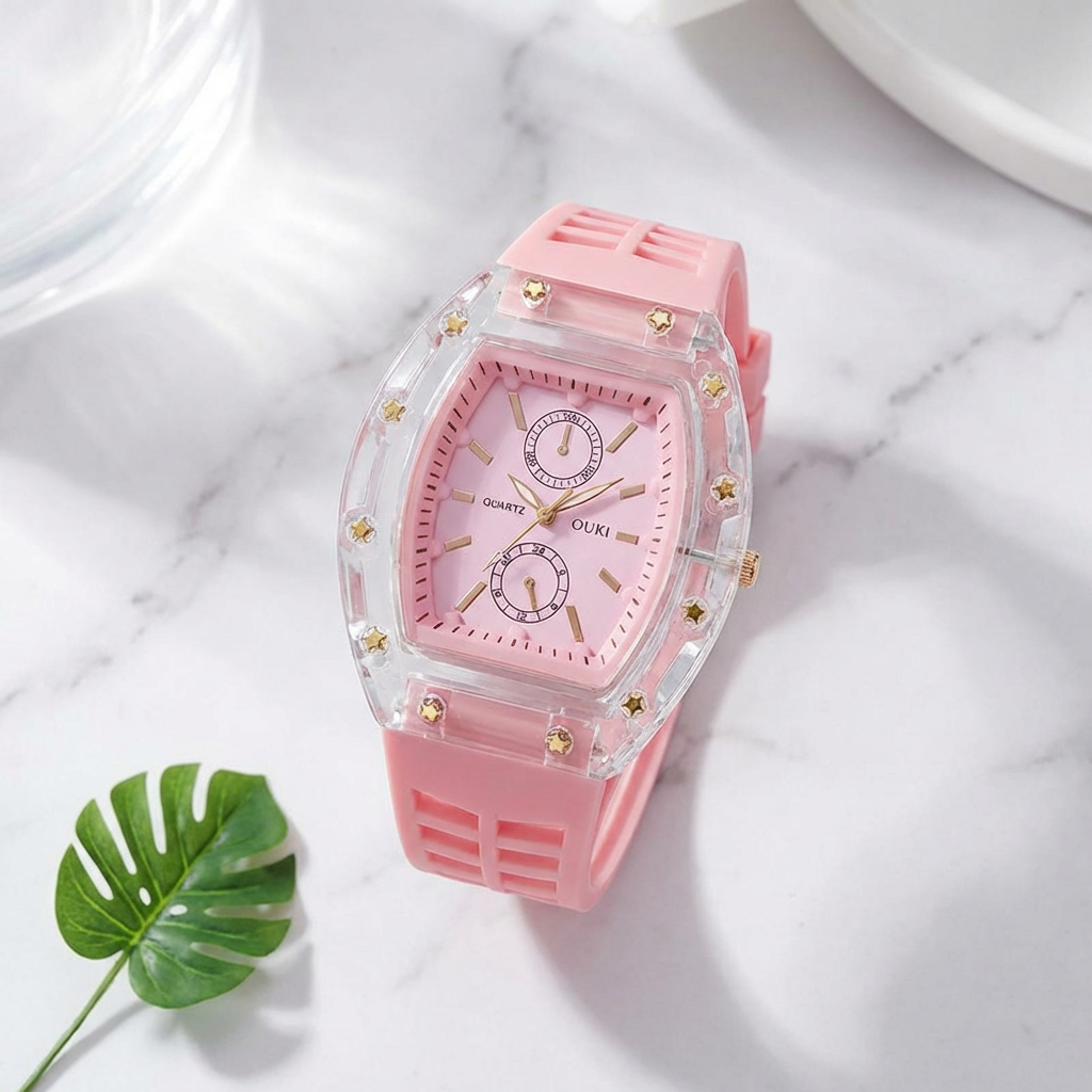 Trendy Silicone Strap Watch for Her – Silicone Strap