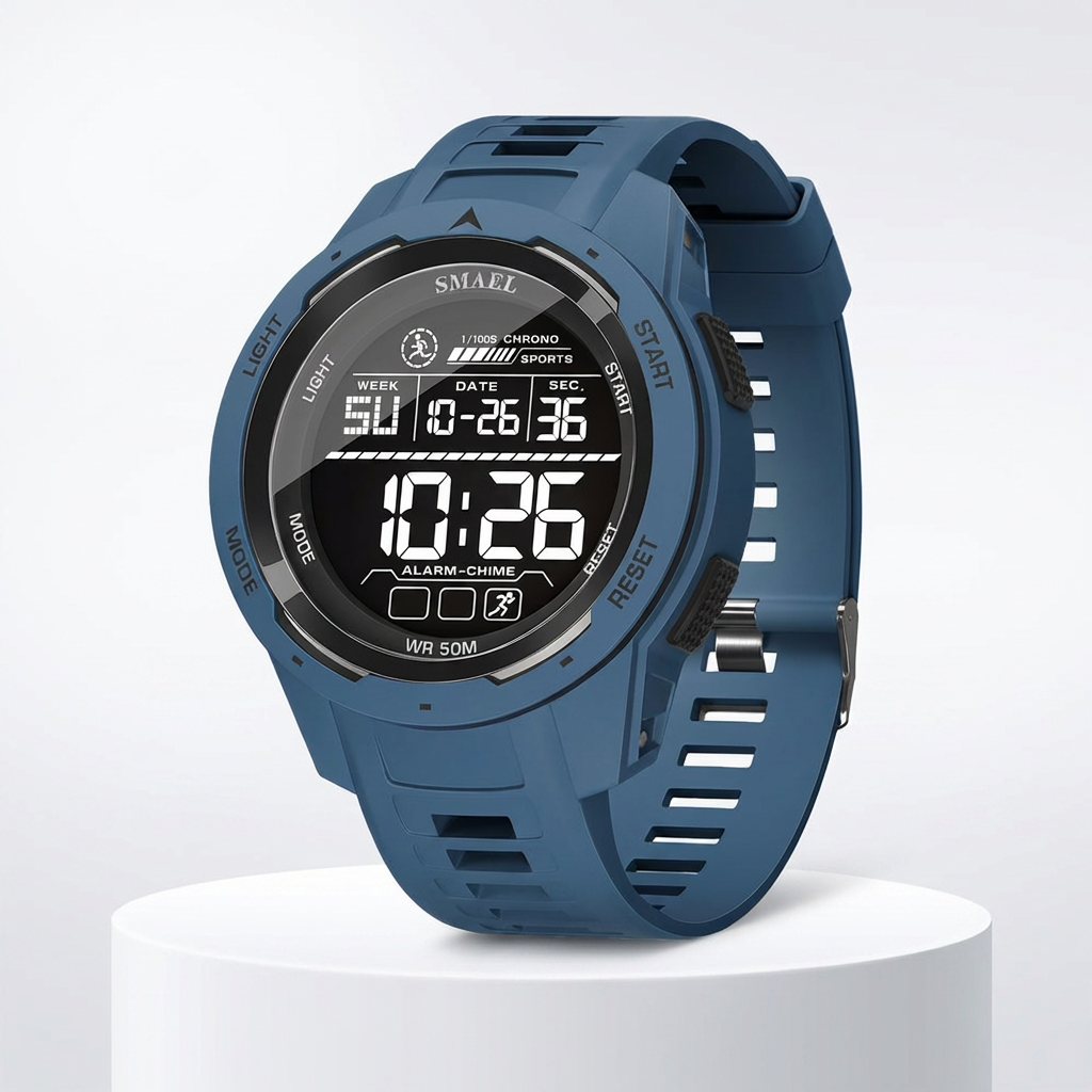 Ultimate Digital Sports Watch - LED & Waterproof