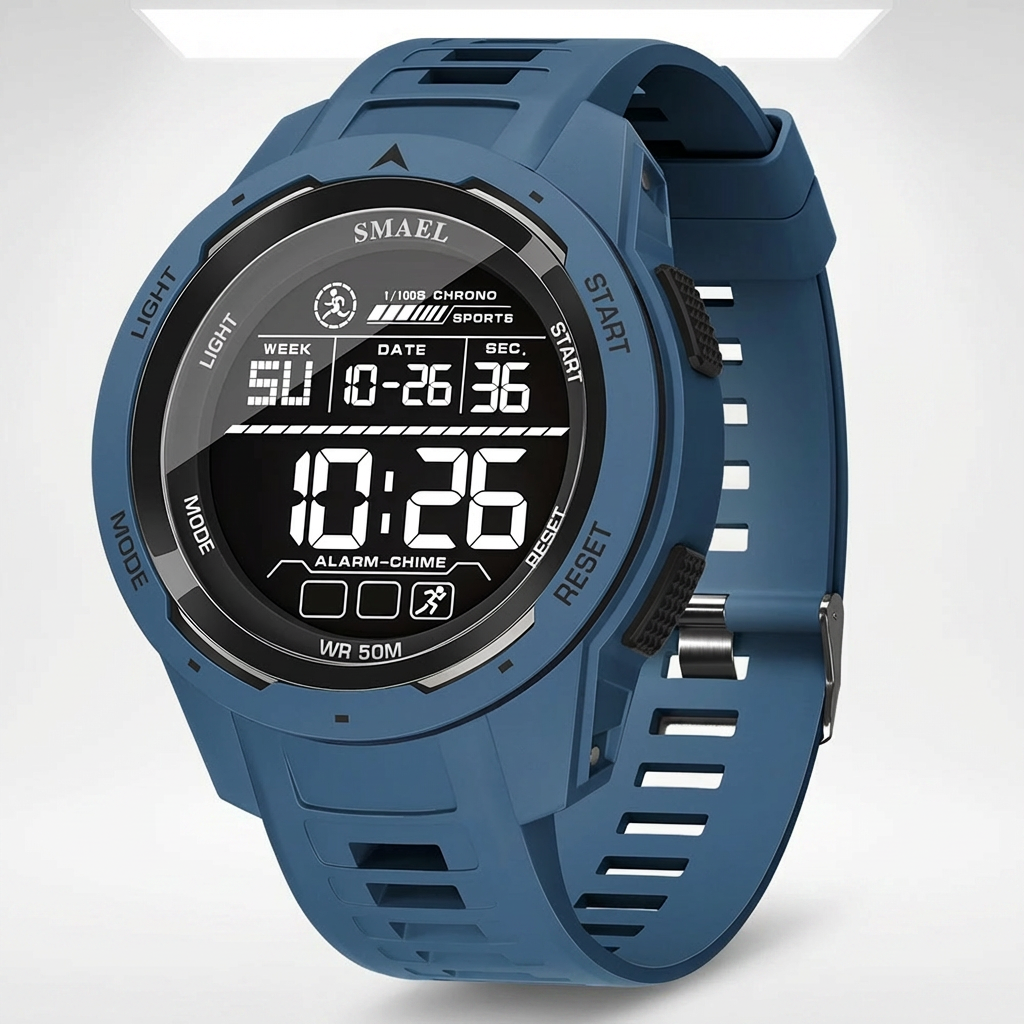 Ultimate Digital Sports Watch - LED & Waterproof