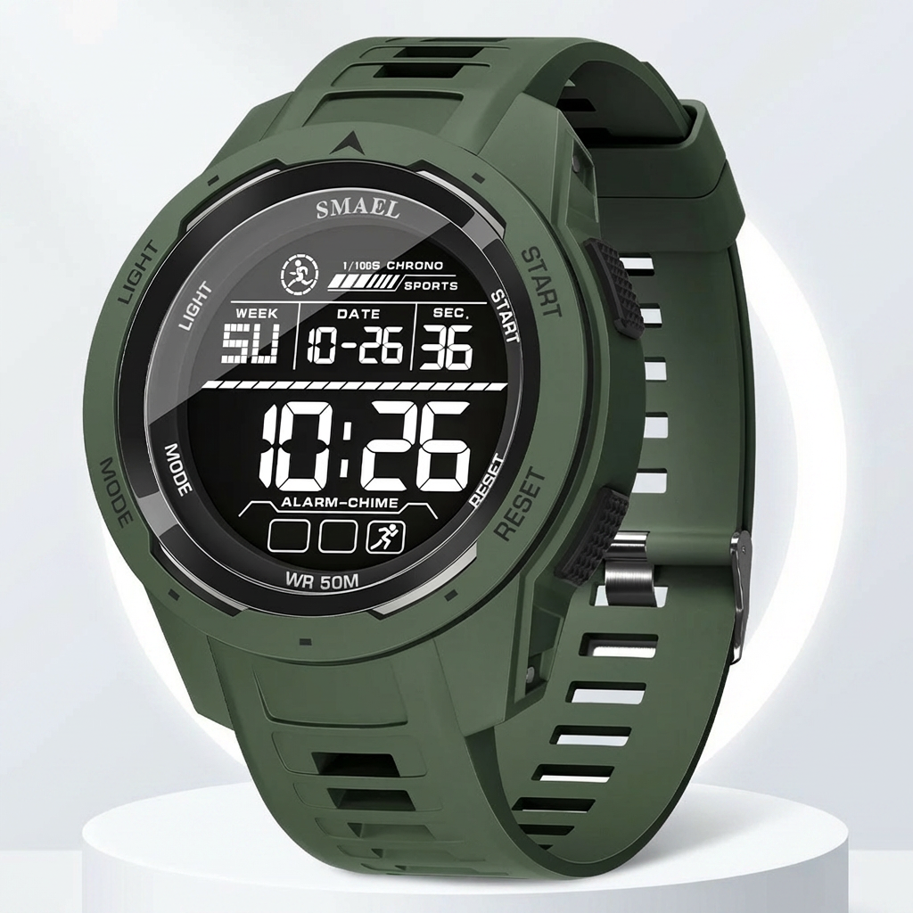 Ultimate Digital Sports Watch - LED & Waterproof