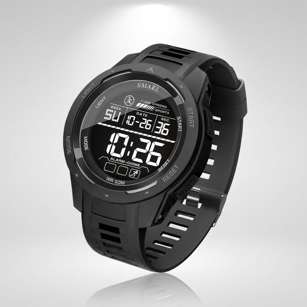 Ultimate Digital Sports Watch - LED & Waterproof